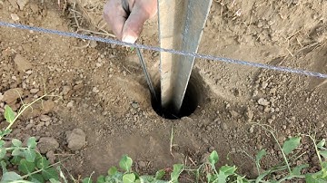 How to do Farm Fencing using used iron angles | DIY