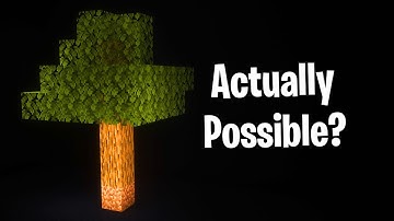 Can You Actually Beat Minecraft With One Tree?