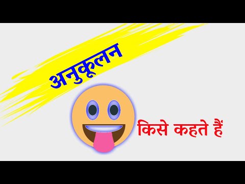 वीडियो: अनुकूलन क्या है