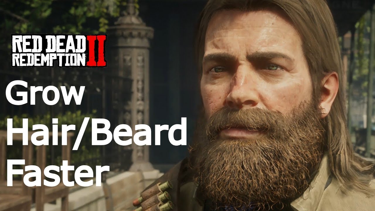 Red Dead Redemption 2 - How To Grow Hair Facial Faster! -