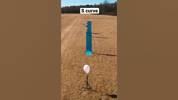 Curving an arrow around two objects #shorts #sports #outdoors