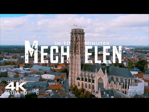 MECHELEN 2025 馃嚙馃嚜 Drone Aerial 4K | Belgium Belgi毛 Belgique Vlaanderen