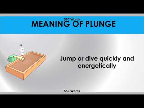 plunge---improve-english---meaning-and-5-sentences---gre-/-cat-/-gmat-word---ssc-words