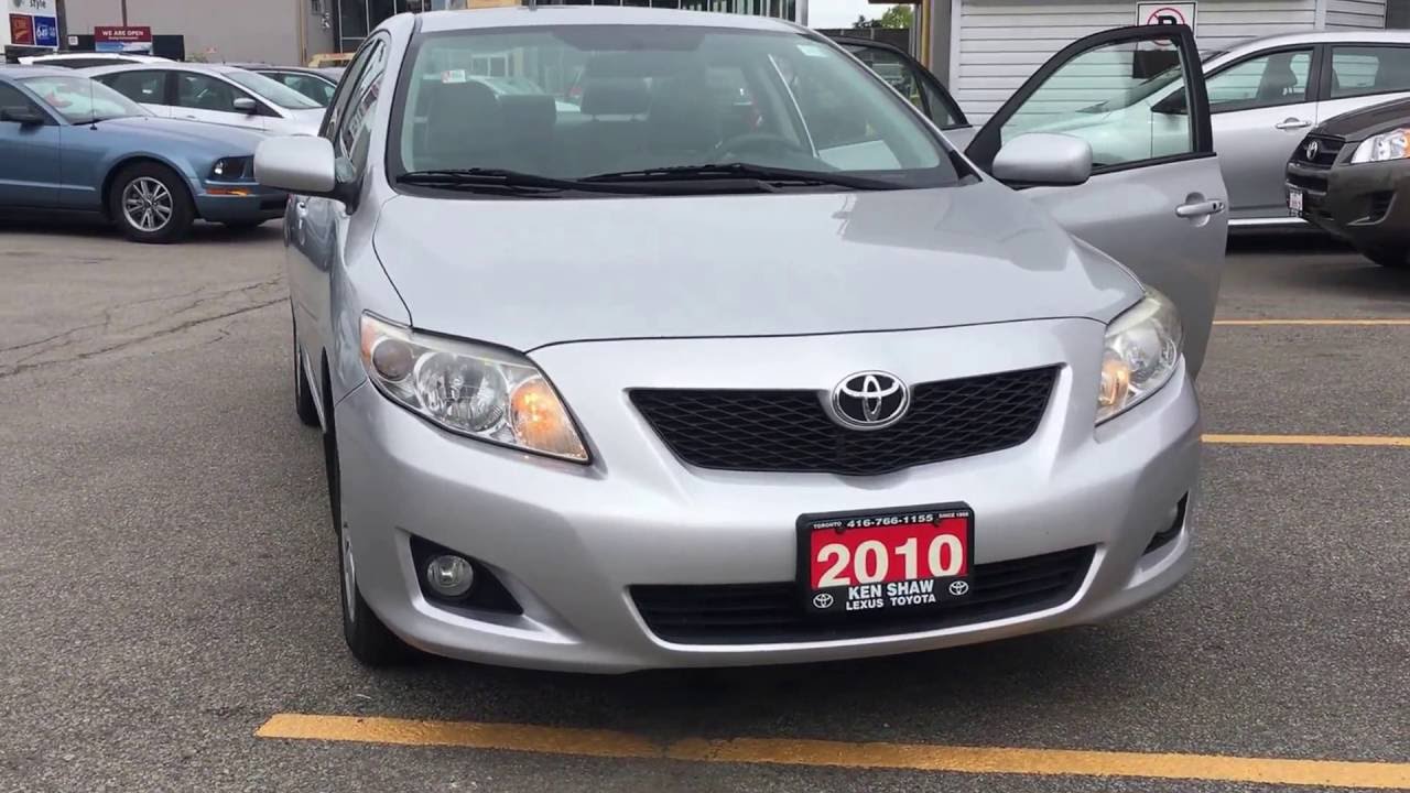 2010 Toyota Corolla Le Silver Automatic At Ken Shaw Toyota
