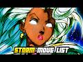 STORM MOVE LIST - Marvel vs. Capcom 2: New Age of Heroes (MvC2)