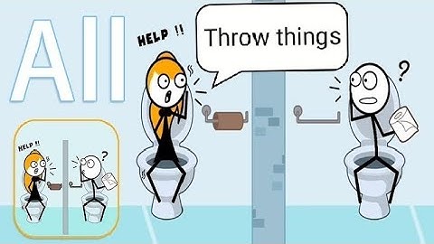 Throw Things: who needs?(WEEGOON)All Levels 1- 20 - Gameplay walkthrough-Funny Stickman Puzzle Game