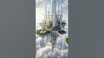 The Most Beautiful Floating City Ever Created (8K Drone View) #ai #city #reels #video
