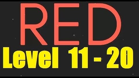 Red - Zenith Games - Level 11 - 20 Android Walkthrough