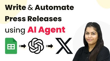 How to Write and Automate Press Releases using AI Agent