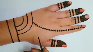 Latest Backhand mehndi design for eid | Stylish Mehandi design | Simple mehndi design | Henna