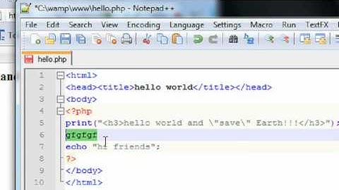 php tutorial in Tamil Part - 2