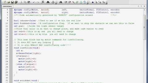 RobotC OverviewCode