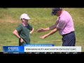 Noah Kahan helps launch Boston youth golf clinic