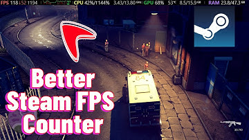 Krijg eenvoudig een betere FPS-teller met Steam