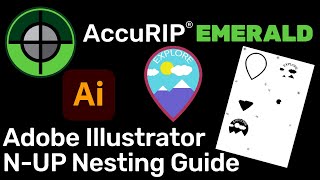 AccuRIP Emerald - Save Film with N-UP Nesting and Adobe Illustrator Guide