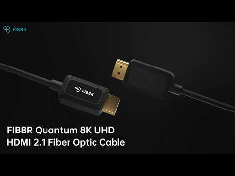 FIBBR Basic-Quantum 8K High Speed HDMI 2.1 Fiber Optic Cable