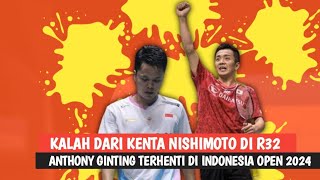 🔴LIVE - Anthony Sinisuka Ginting Vs Kenta Nishimoto - Indonesia Open 2024