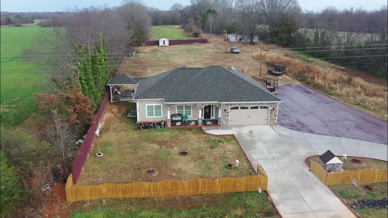 Aerial video of 209 Stack Rd, Monroe, NC. YouTube