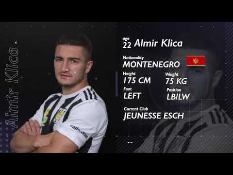 Almir Klica ● Left Back ● Left Wing● Jeunesse Esch | Luxembourg ●  Player Highlights 20/2021