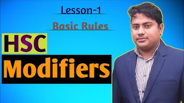 HSC Modifiers//Modifier in English 2019 //lesson-1