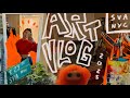 rainy days in art school 🌟stop-motion puppets + watercolor 🎨 oct. 2025