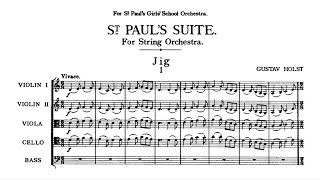 Holst - St. Paul's Suite Op. 29 (Complete Score)