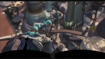 Timon and Pumbaa Interrupt 7 Robots