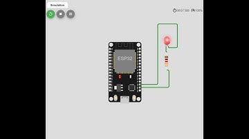 ESP32 Simulation Led Blink Example