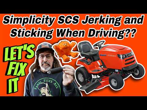 Simplicity Scs Mower Jerking & Drive Sticking? Let's Fix It