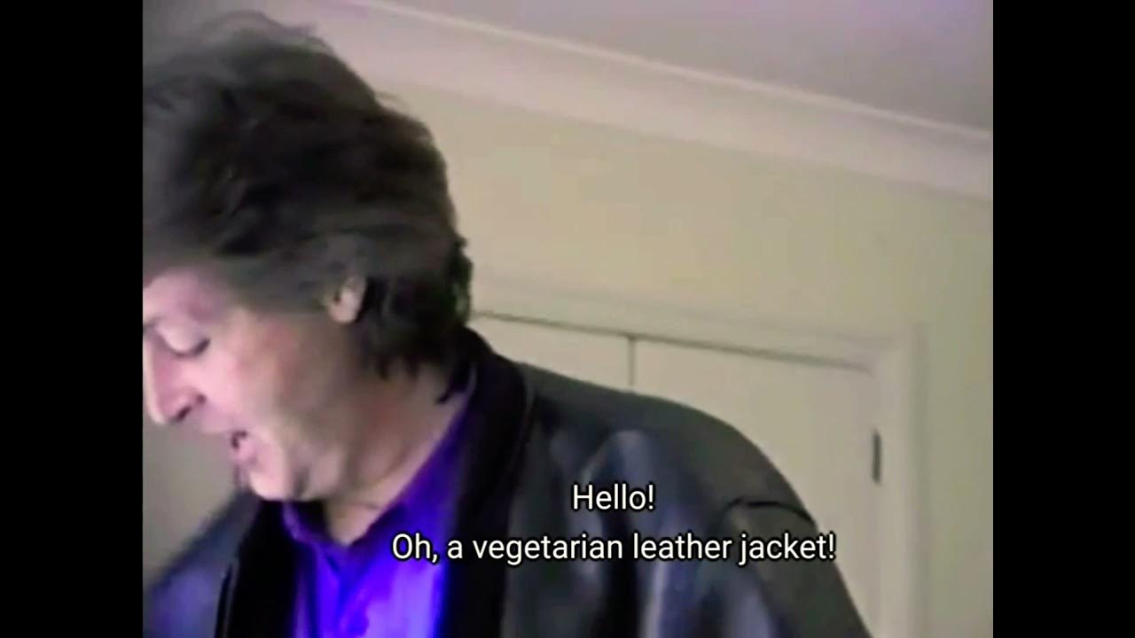 Paul McCartney visits George Harrison and touches his face like his baby brother. Paul McCartney visits George Harrison and touches his face like his baby brother.