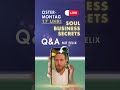 🔔 HEUTE 17 Uhr 🔥 LIVE Q&amp;A mit Felix #SoulbusinessSecrets