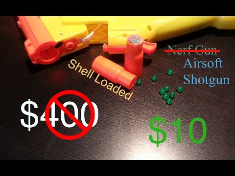 How to Make a Low Cost Shell Ejecting Airsoft Shotgun