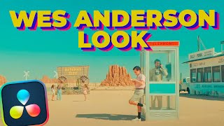 WES ANDERSON - Asteroid City: COLOR da zero con DaVinci resolve | Tutorial ITA