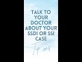 10 Things to Talk to Your Doctor About When Applying for #SSDI or #SSI Benefits - 8 #shorts 🩺🩻