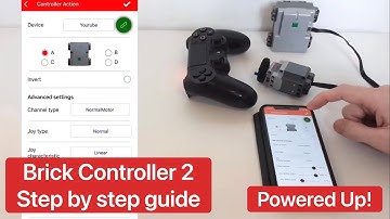 Tutorial: Brick Controller 2 App with Powered Up Lego Technic Hubs! 42124 42100 42099 42109 Guide!