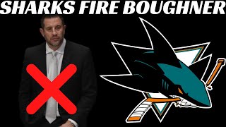 Sharks fire head coach Bob Boughner after three seasons of missing