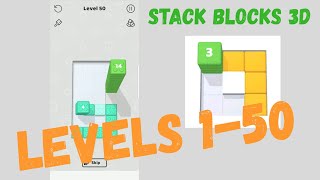 STACK BLOCKS 3D. Levels 1-50 Walkthrough screenshot 5