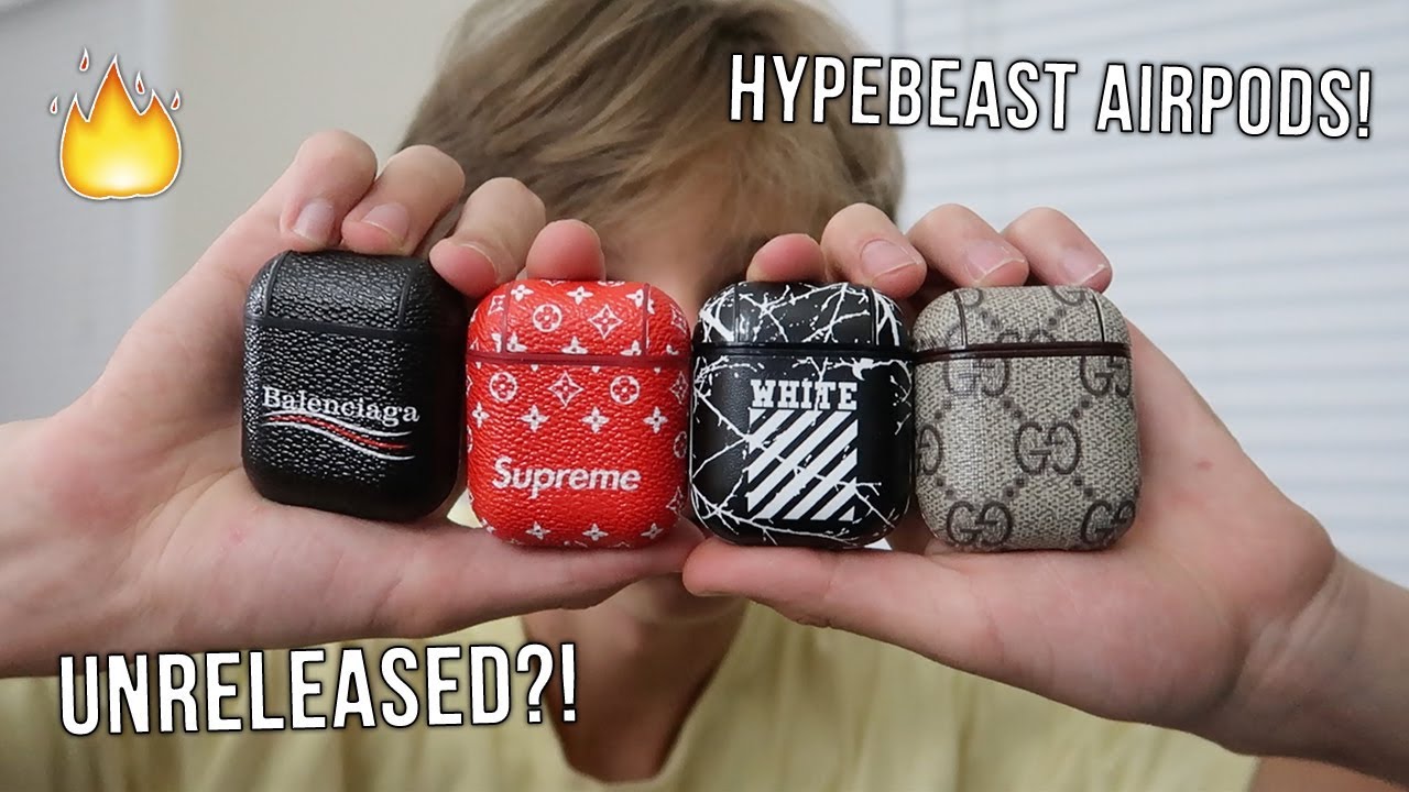 MUST HAVE HYPEBEAST AIRPODS CASES (SUPREME, GUCCI, OFF WHITE, LV, NIKE,  BAPE, JORDAN 1) 