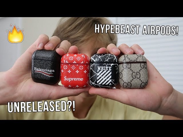 MUST HAVE HYPEBEAST AIRPODS CASES (SUPREME, GUCCI, OFF WHITE, LV, NIKE,  BAPE, JORDAN 1) 