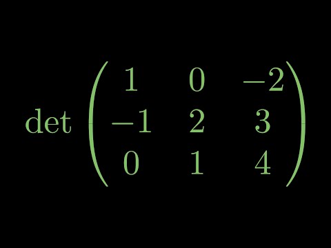 Determinants of 3x3 Matrices | Linear Algebra