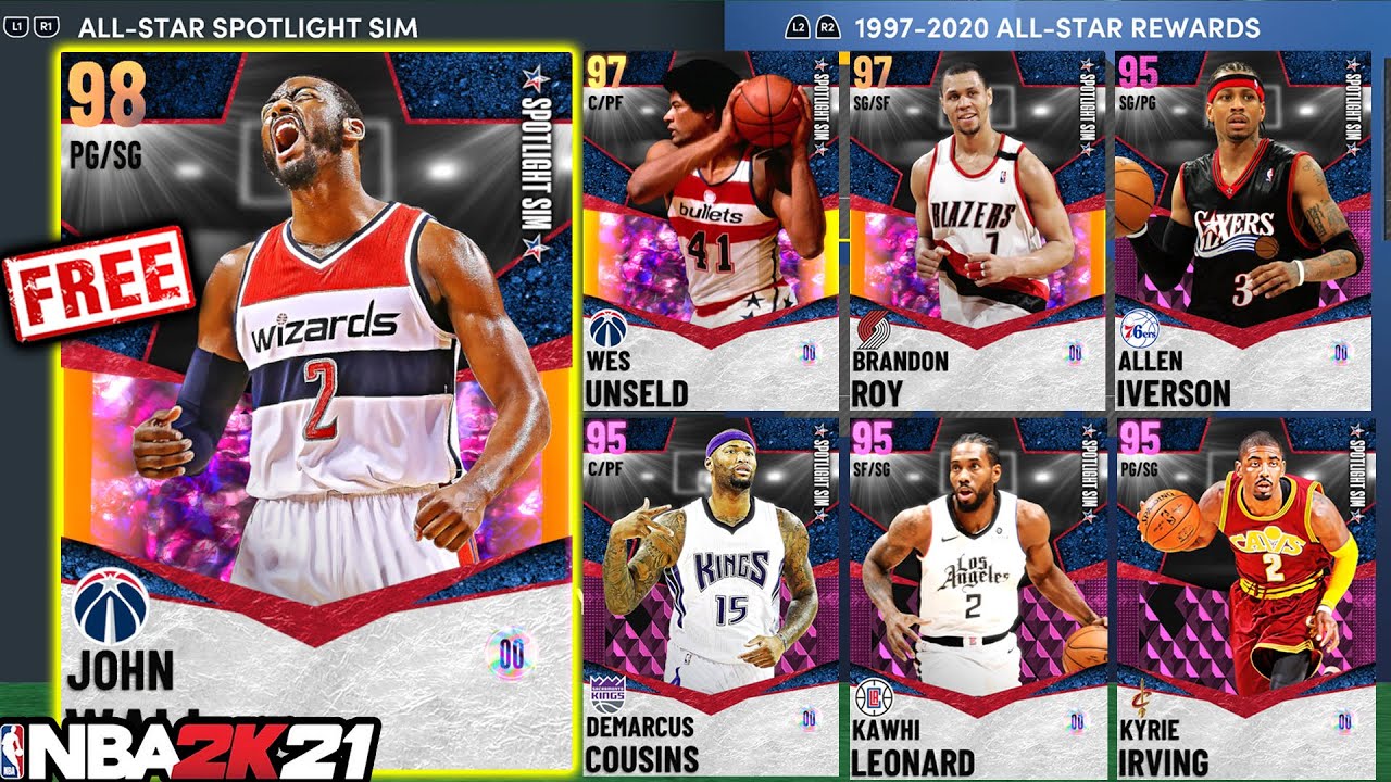 NEW* FREE ALL STAR GALAXY OPALS AND PINK DIAMONDS WITH NEW SPOTLIGHT  CHALLENGES IN NBA 2K21 MYTEAM - YouTube