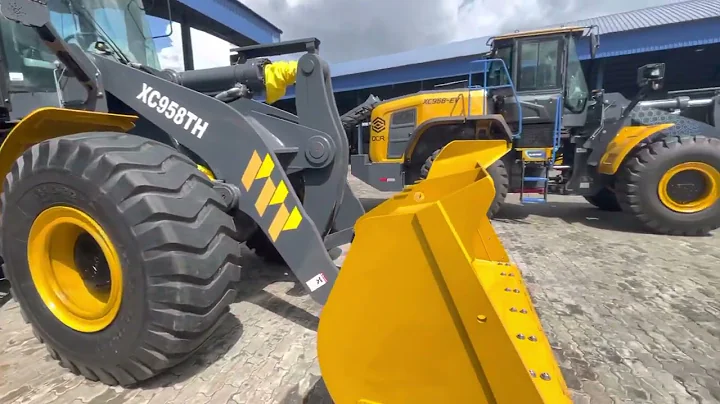 รีวิวรถตักไฟฟ้าล้อยาง 100% XCMG XC958EV รถตักล้อยาง XCMG ที่นี้ OCR สนใจโทร 086-4914246 เจนXCMG