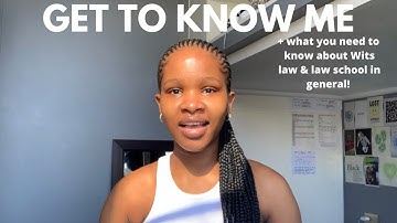 GET TO KNOW S’NE PHUNGULA + what you need to know about Wits law & law school in general.