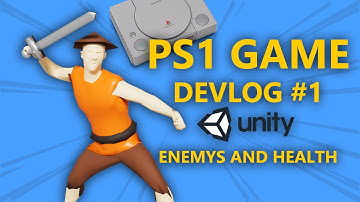 Making a PS1 GAME! - Devlog #1 Enemies and Health