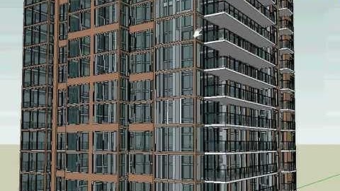 Highrise Sketchup Model 3D