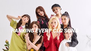 ranking every single clc song!