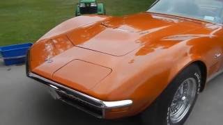1971 Big Block Corvette Paint correction with 3D HD Products and Collinite 845 wax
