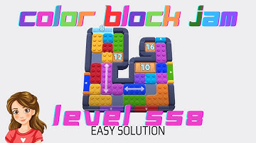 Color Block Jam Level 558 Easy Solution