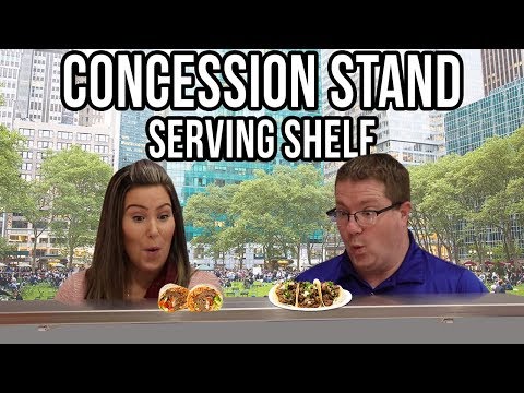 RV Concession Stand Serving Shelf RecPro