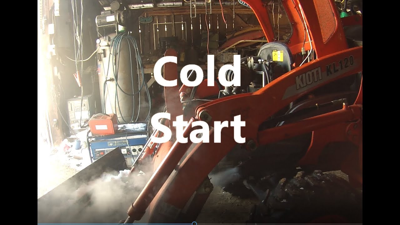 Kioti Tractor Cold Start 2 YouTube